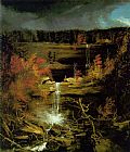 Falls Canvas Paintings - Falls of Kaaterskill